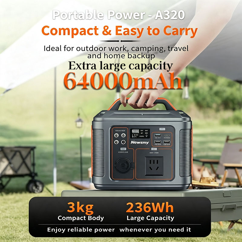 Ac Outdoor Power - 300W Portable Power Station 64Ah 236Wh