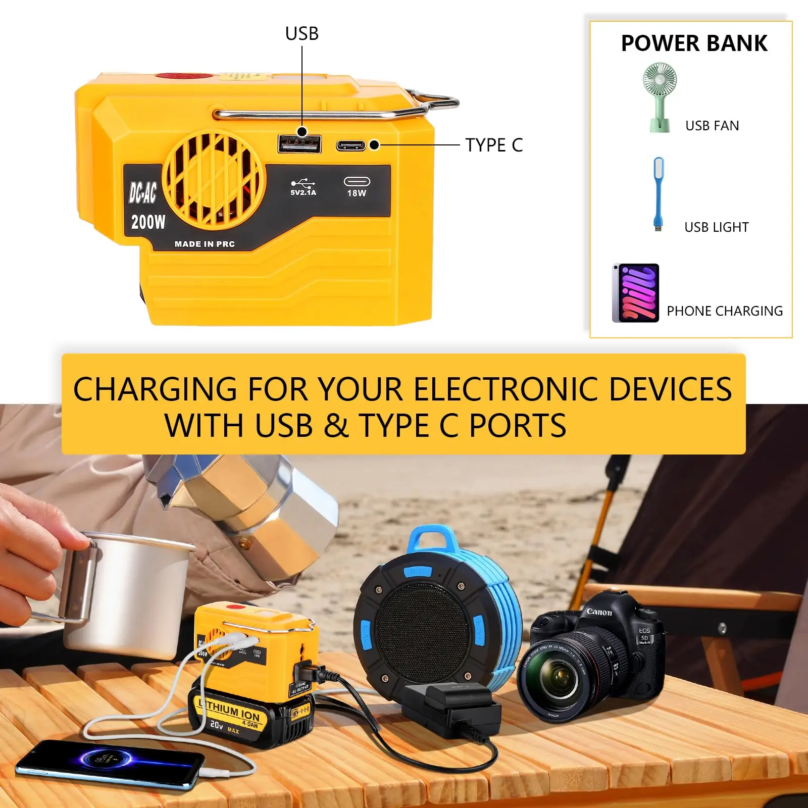 Outdoor Camping Power Generato - Ac Outdoor Power ulasan dan harga