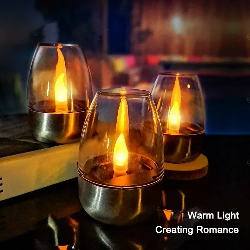 LED Solar Candles Light Flamel - Outdoor Power Outlet Solar ulasan dan harga
