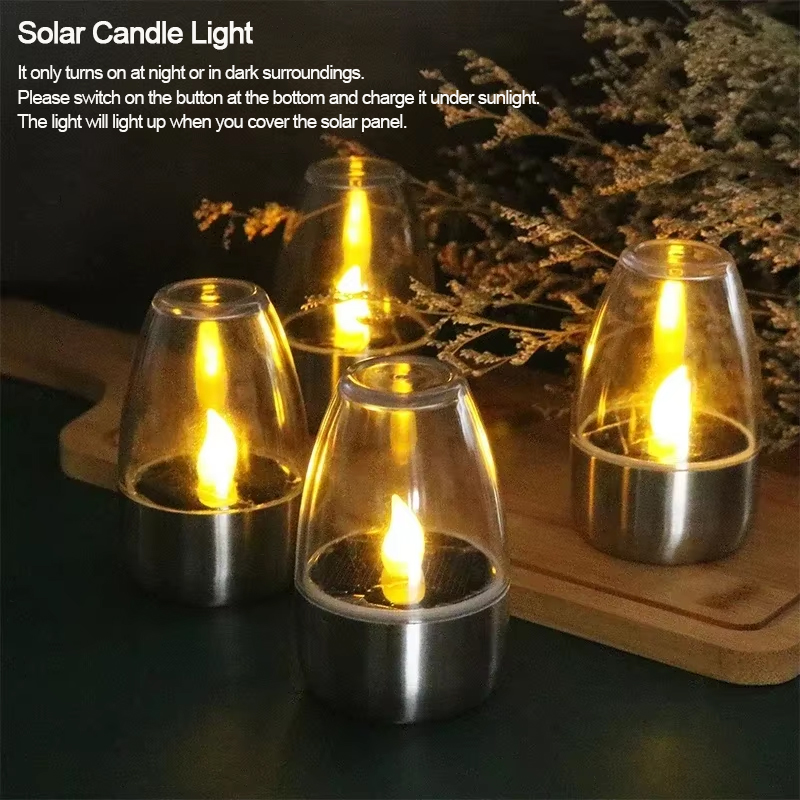 LED Solar Candles Light Flamel - Outdoor Power Outlet Solar ulasan dan harga