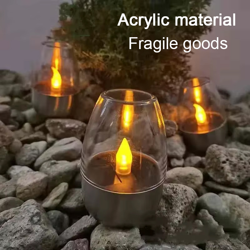 LED Solar Candles Light Flamel - Outdoor Power Outlet Solar ulasan dan harga