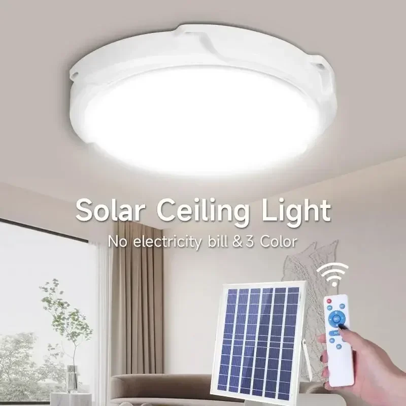60/500W LED Solar Ceiling Ligh - Outdoor Power Line ulasan dan harga