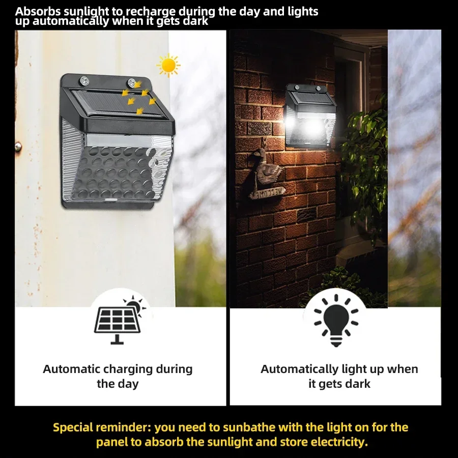 LED Solar Light PIR Motion Sen - Outdoor Power Outlet Solar ulasan dan harga