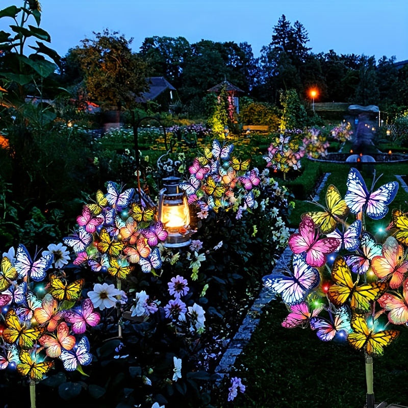 Solar LED Butterfly Garden Lig - Outdoor Power Outlet Solar ulasan dan harga