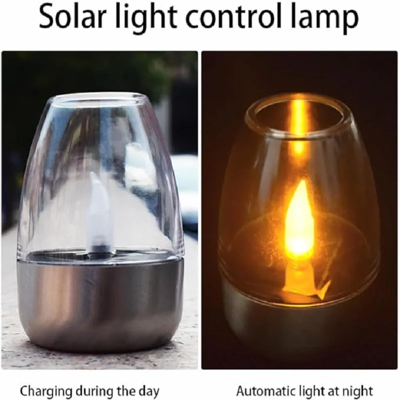 Solar Powered Flameless Candle - Outdoor Power Outlet Solar ulasan dan harga