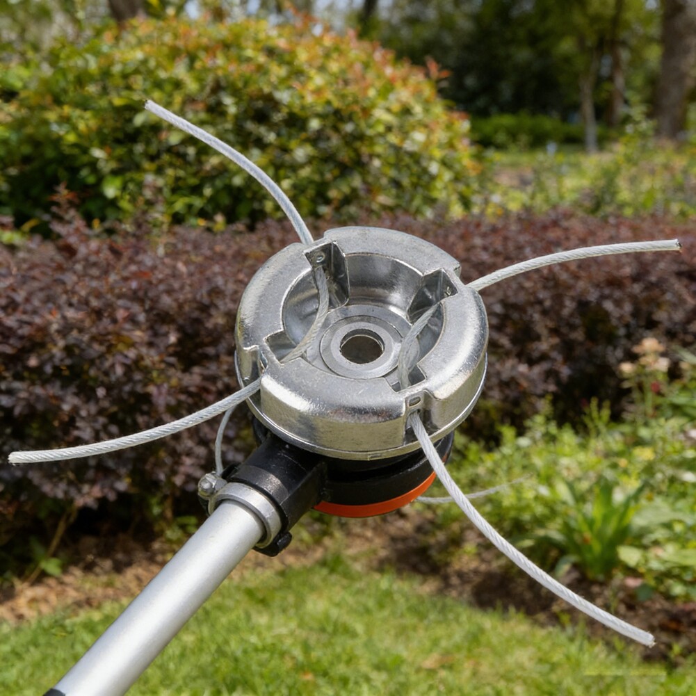 1set 8cm Metal Lawn Mower Head - Outdoor Power Line ulasan dan harga