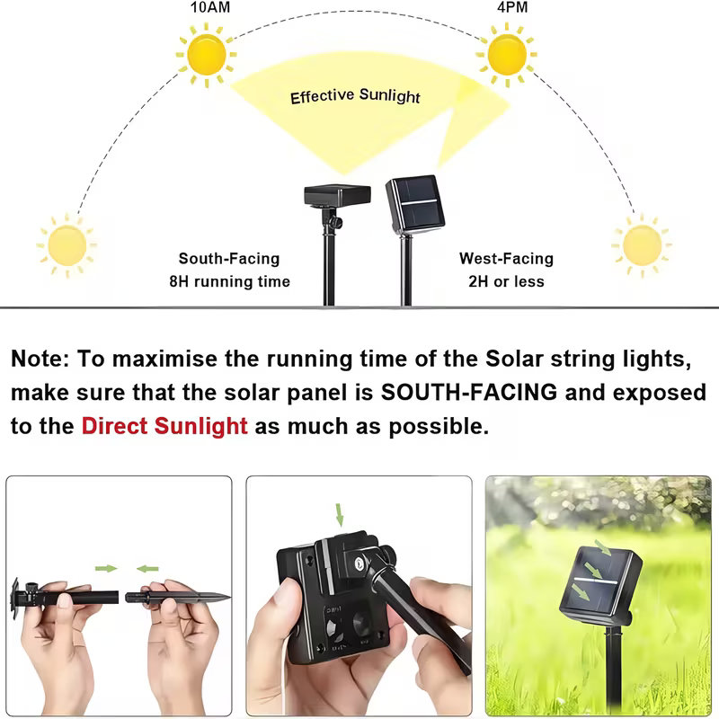 Solar String Lights Outdoor LE - Outdoor Power Outlet Solar ulasan dan harga