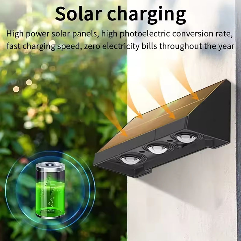 Solar Powered Garden Light Wat - Outdoor Power Number ulasan dan harga