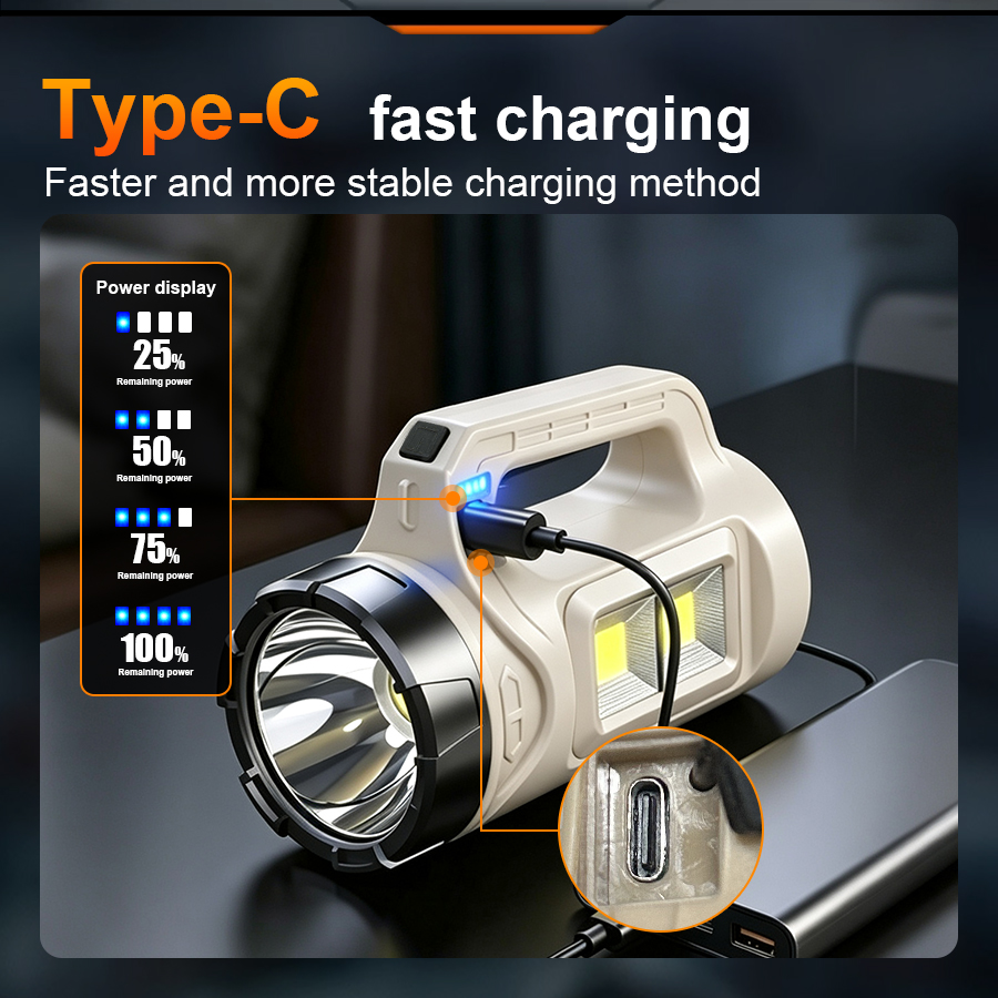 Multiscene Handheld LED Torch  - Outdoor Power Outlet Solar ulasan dan harga