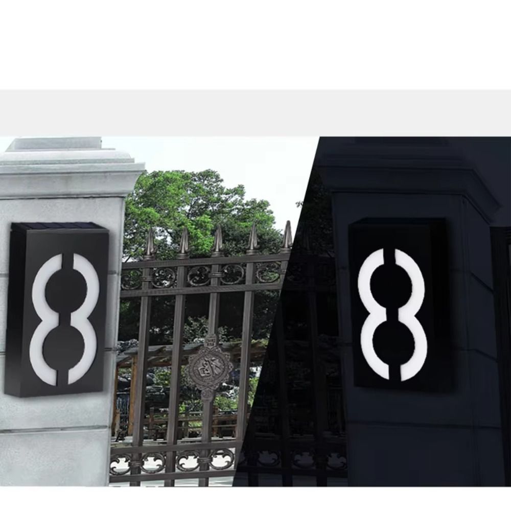 Easy Install Solar LED House N - Outdoor Power Number ulasan dan harga