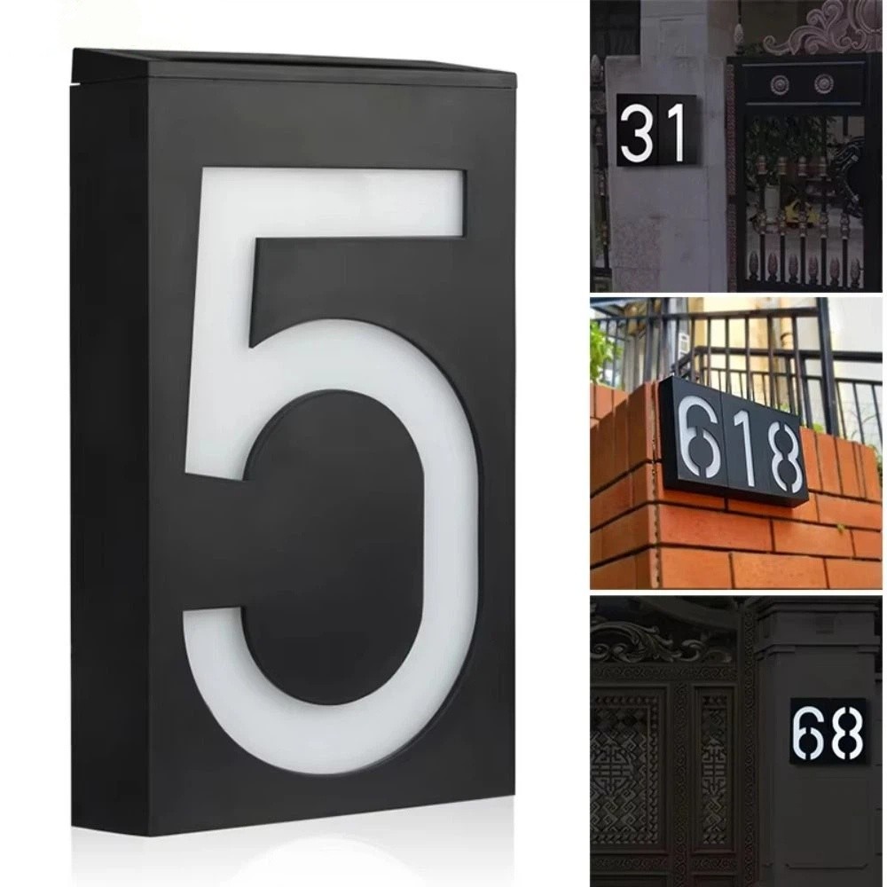 Easy Install Solar LED House N - Outdoor Power Number ulasan dan harga