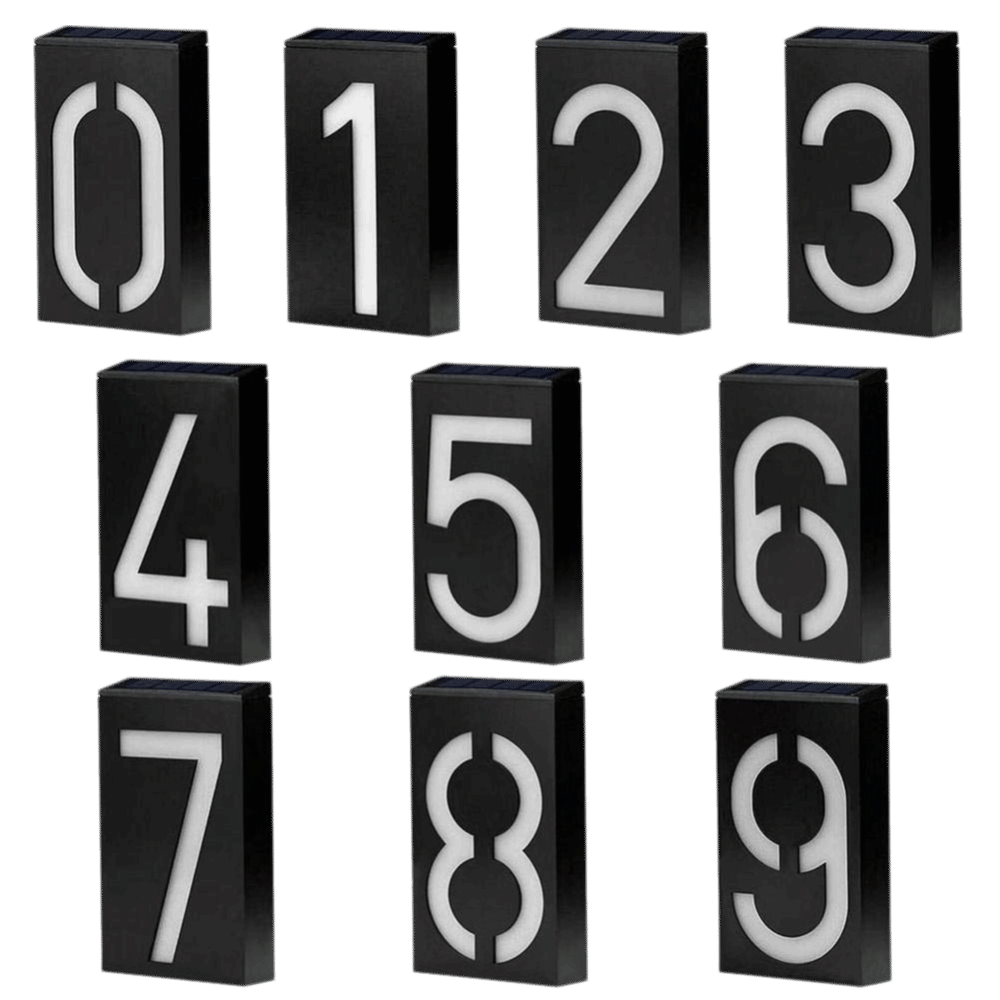 Easy Install Solar LED House N - Outdoor Power Number ulasan dan harga