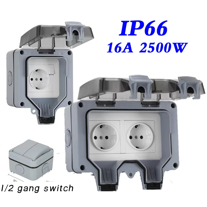 EU KR Outdoor Wall Waterproof  - Outdoor Power Solutions ulasan dan harga