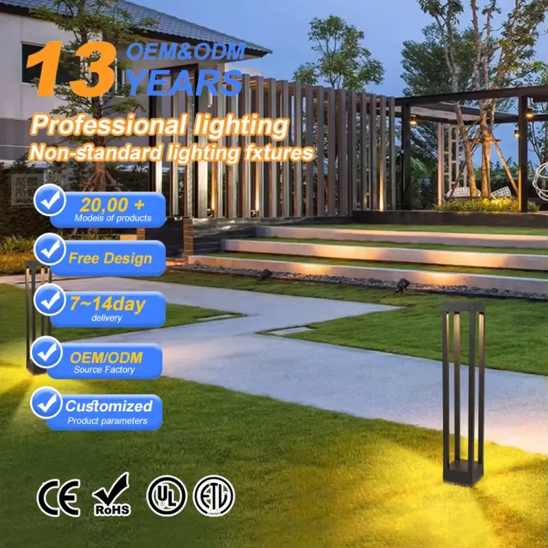 COB Chip LED Bollard Light IP6 - Ac Outdoor Power ulasan dan harga