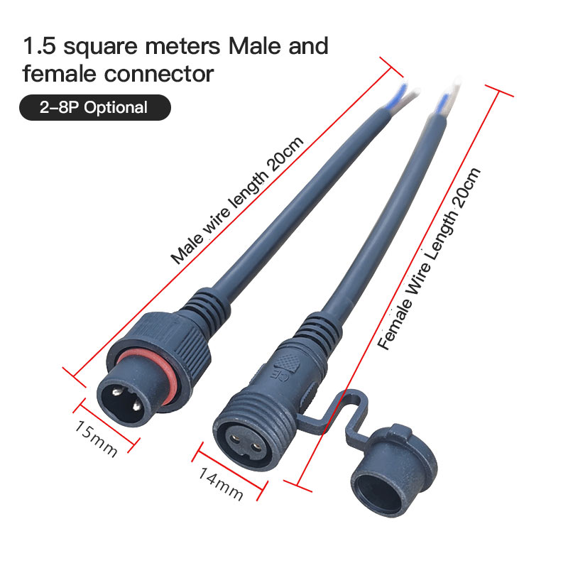 Male Female Extension Wire Con - Extension Cord Outdoor ulasan dan harga