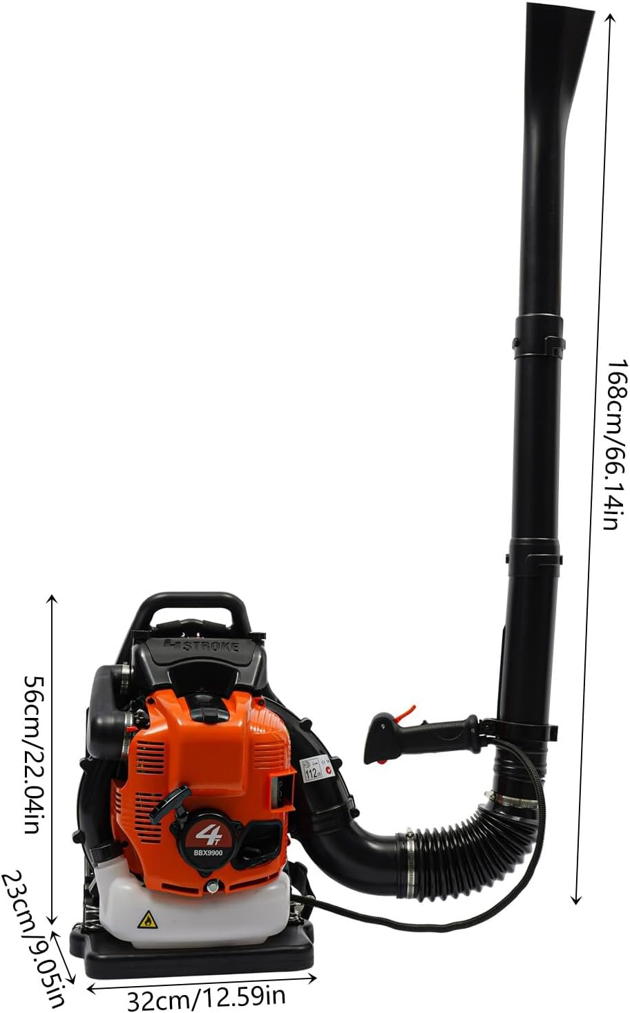 Gas Backpack Leaf Blower, 4 St - Snow Blower Single ulasan dan harga