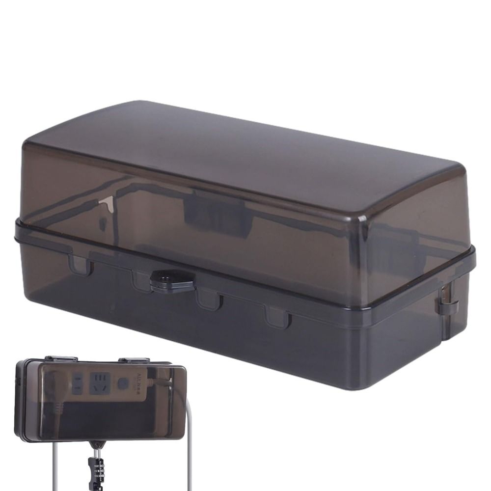 Portable Plastic Plug Box Anti - Extension Cord Outdoor ulasan dan harga