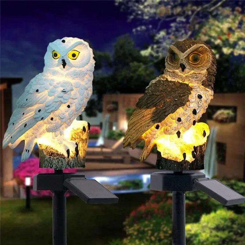 Solar Owl Statue Garden Light  - Outdoor Power Outlet Solar ulasan dan harga