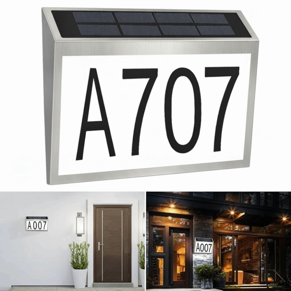 Easy Install Solar LED House N - Outdoor Power Number ulasan dan harga