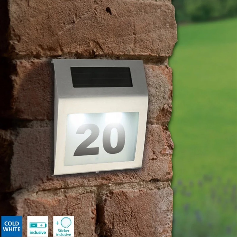 Custom Stainless Steel Light G - Outdoor Power Number ulasan dan harga
