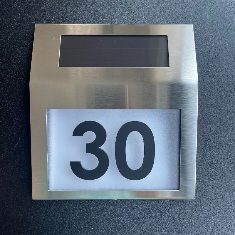 Custom Stainless Steel Light G - Outdoor Power Number ulasan dan harga
