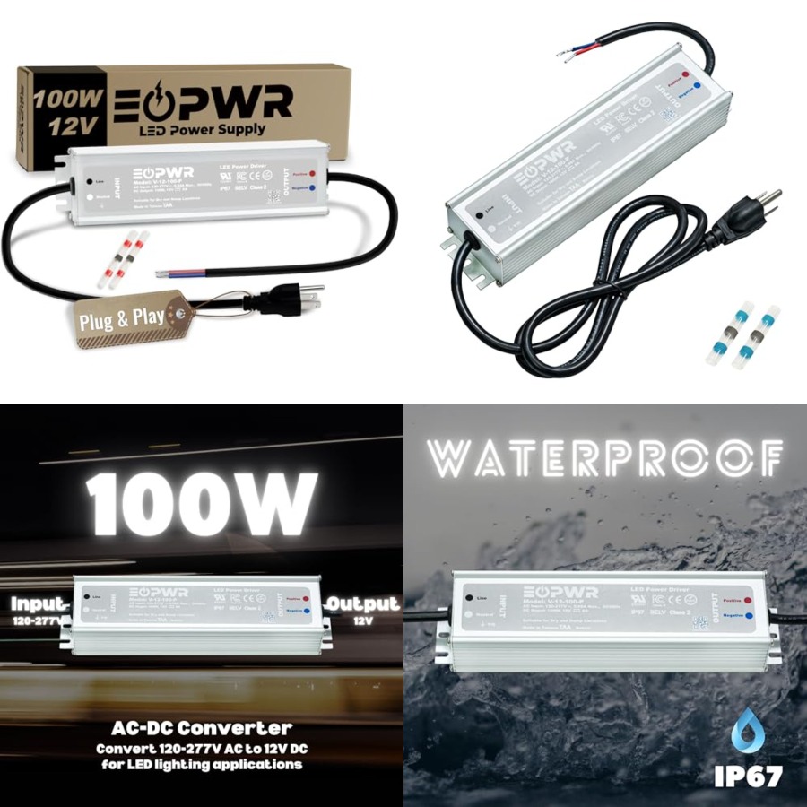 LED Driver Waterproof IP67 Pow - Ac Outdoor Power ulasan dan harga