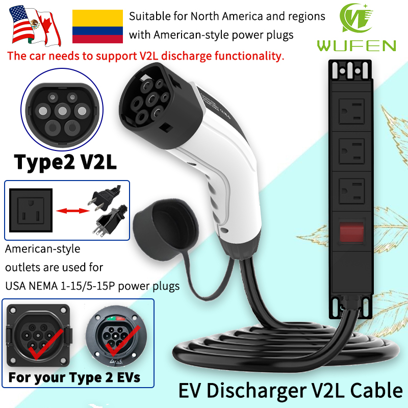 WUFEN Portable Type 2 V2L Cabl - Ac Outdoor Power ulasan dan harga