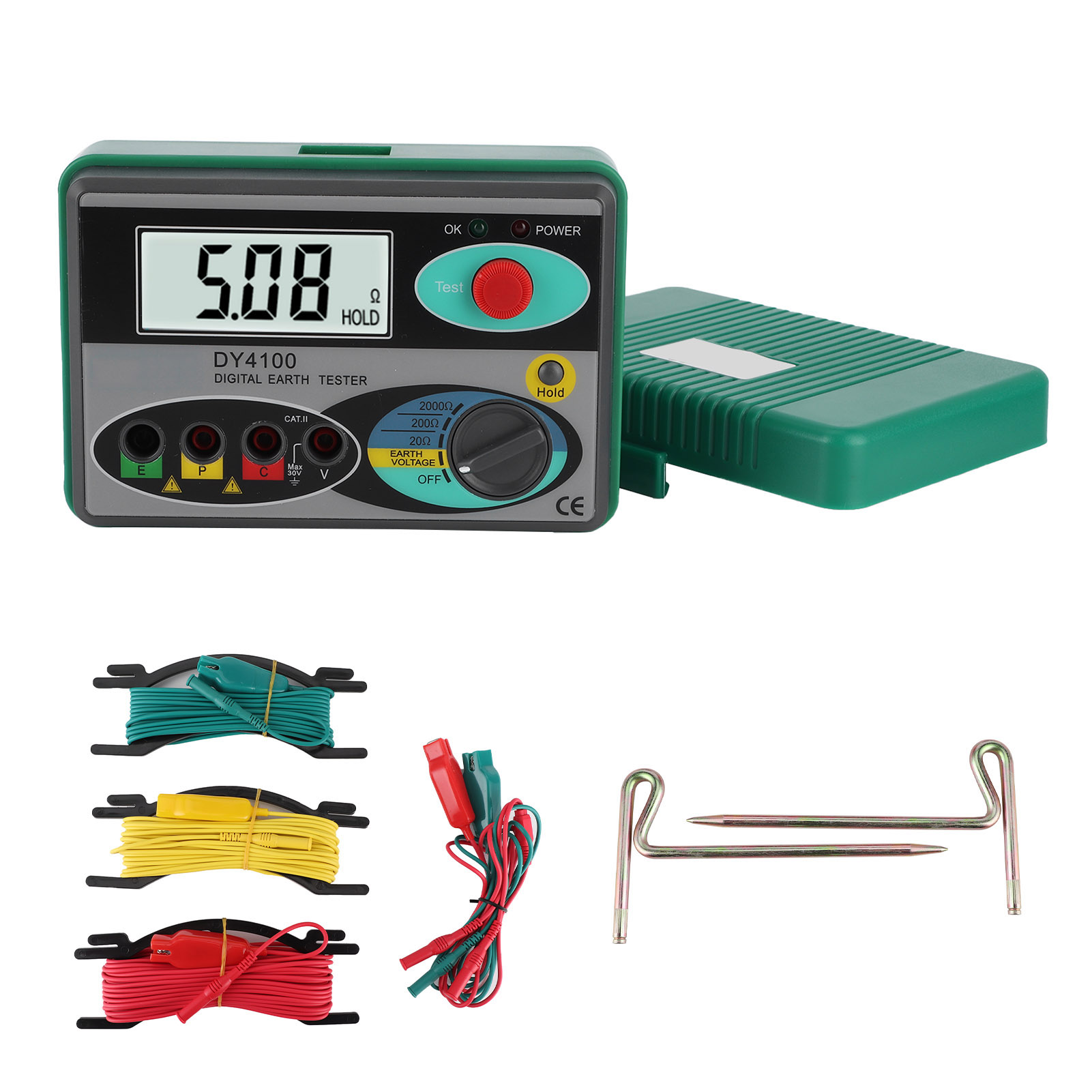 DY4100 Digital Ground Resistan - Outdoor Power Solutions ulasan dan harga