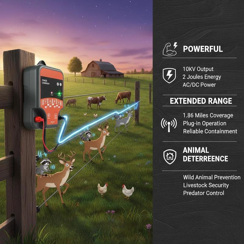 Livestock Energizer 10kV 2J Fo - Ac Outdoor Power ulasan dan harga